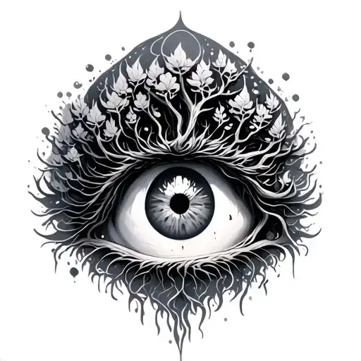 Tree With An Eye Inside