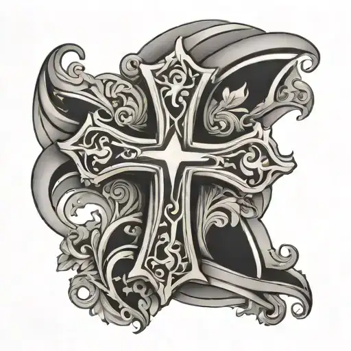 Negative Space Cross