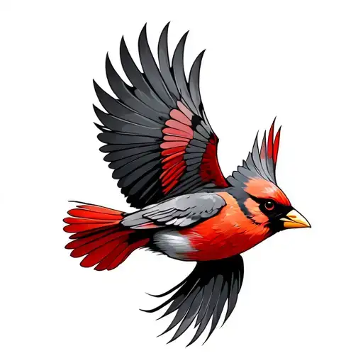 Cardinal Flying