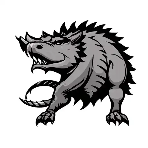 Libra And Little Rock Arkansas Razorback Symbol