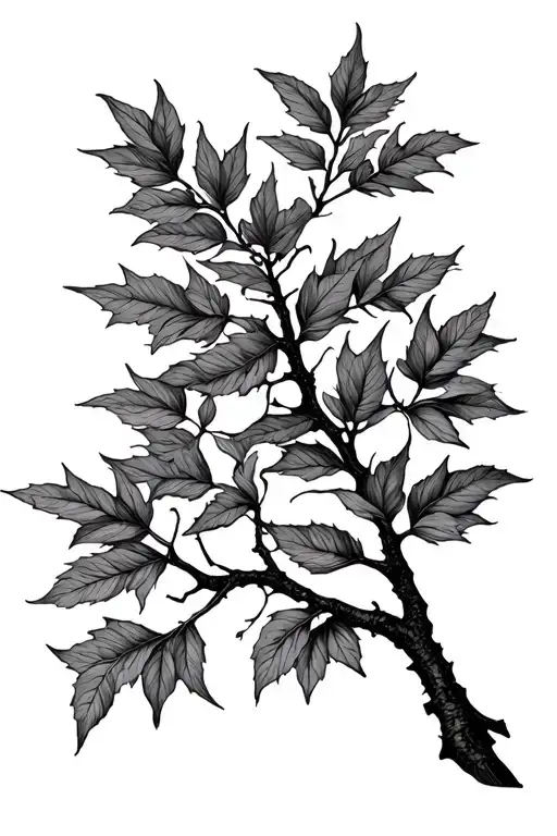 Rowan Tree Branch