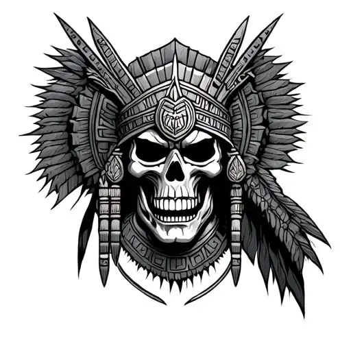 Aztec Death Warrior