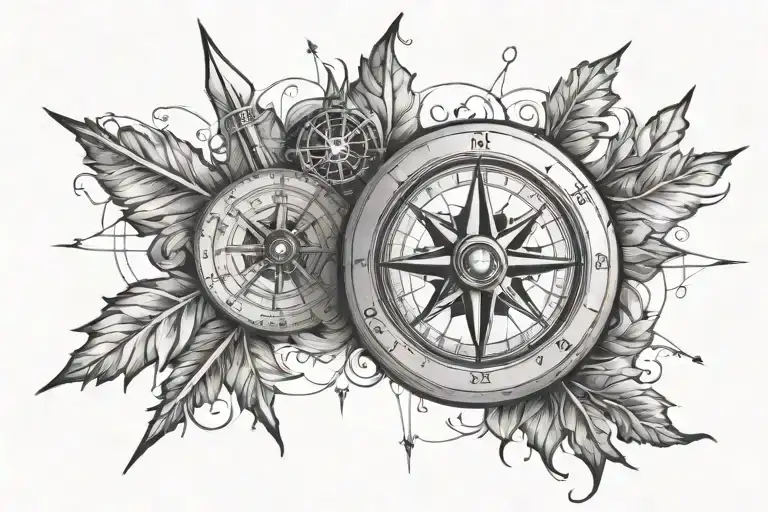 Compass Around The Outside