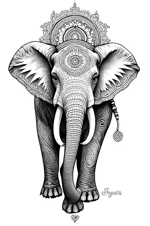 Elephant Mandala