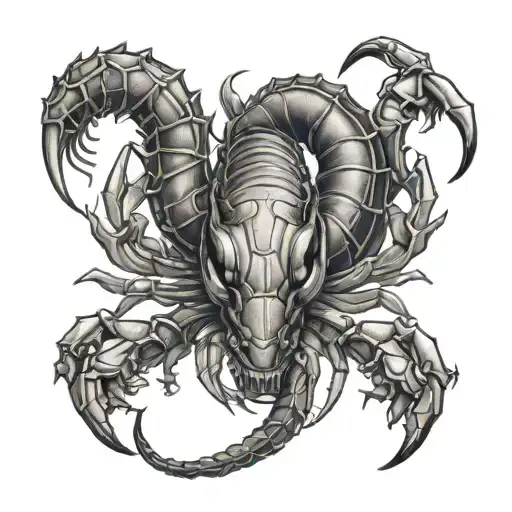 Blonde Female As Scorpion