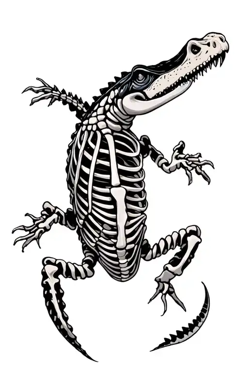Alligator Skeleton