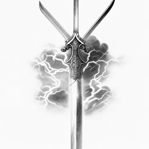 Sword Producing Lightning