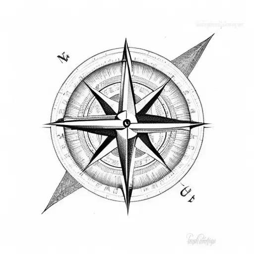 A Compass With The Phrase 'Believe In Your Path' Encircling It