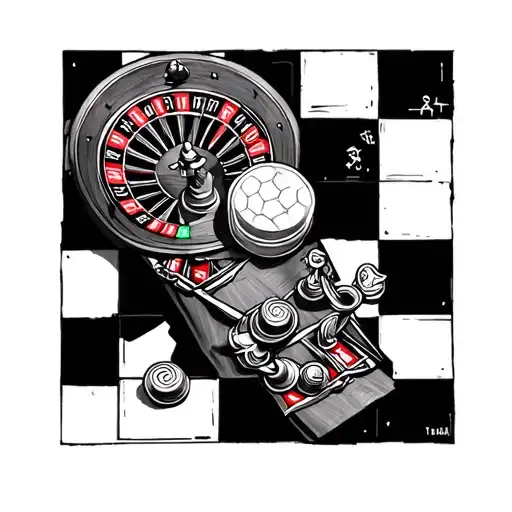 Roulette And Chess On A Sleeve