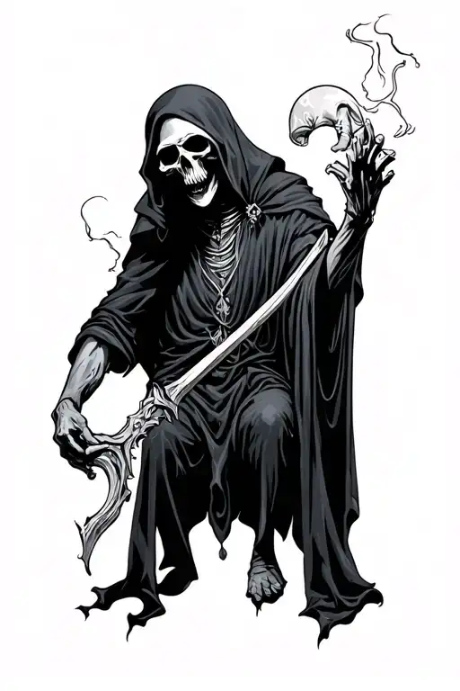 Drunk Grim Reaper