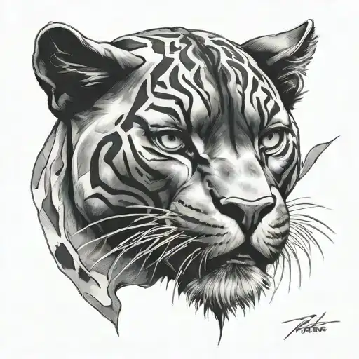 Black Panther Intimidating Look