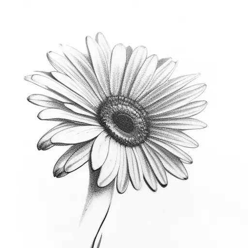 Aggressive Swallow Holding A Daisy