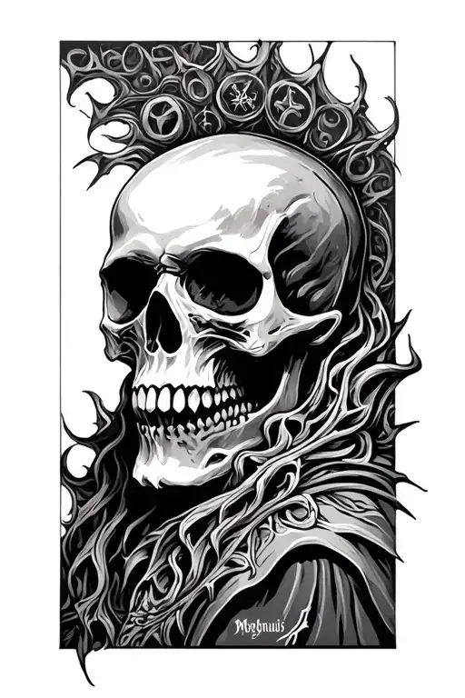 Valar Morghulis Skull And Days