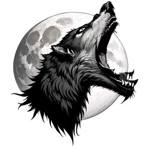 Werewolf Howling At The Moon