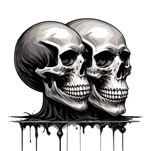Skulls Representing Dark Periods
