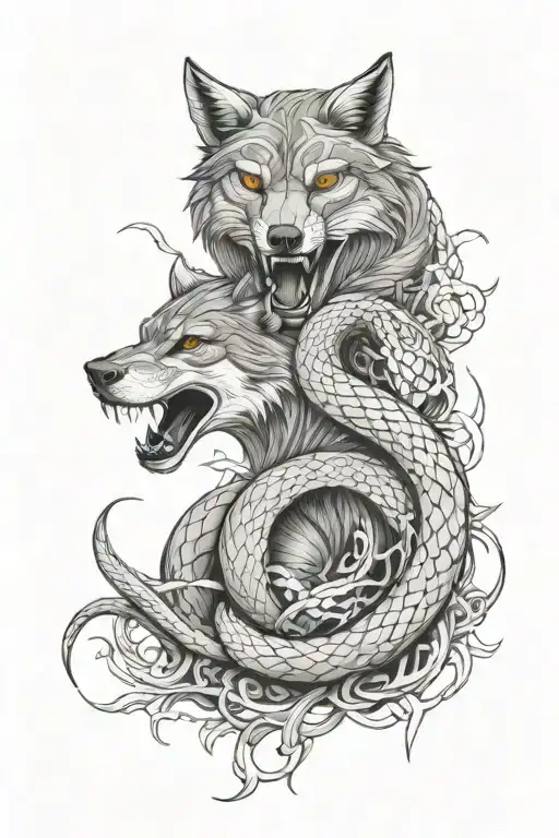 Snake And The Wolf
