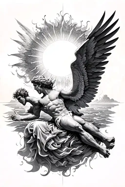 Icarus Falling From The Sun