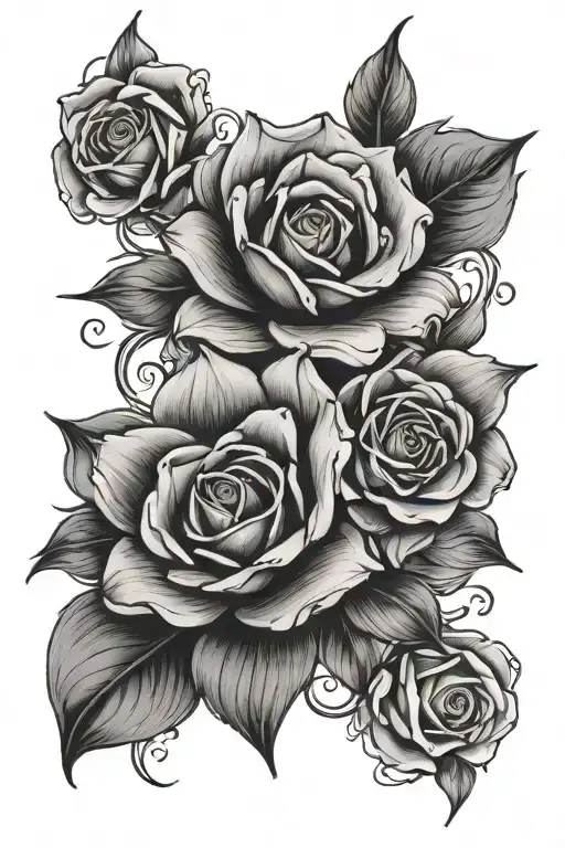 Lilly And Rose Intertwined