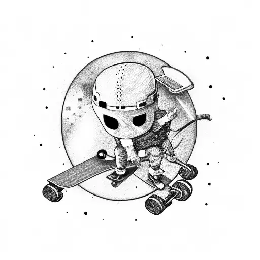 Skater Vibe In Space Emo