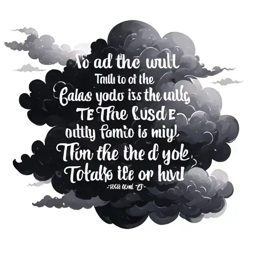 Bible Verse With Clouds