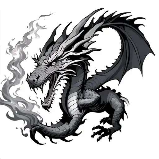 Dragon Breathing Fire