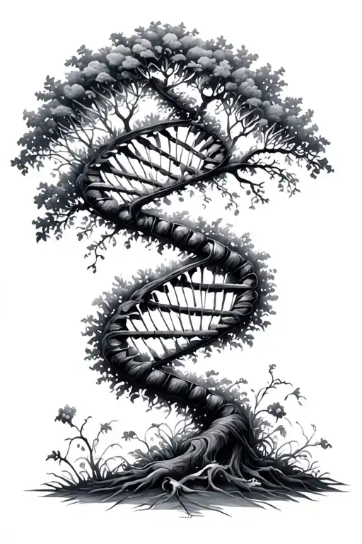 Dna Helix Tree