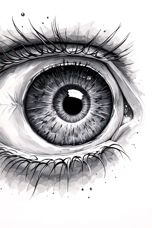 Eyeball 8 Sides Crystal