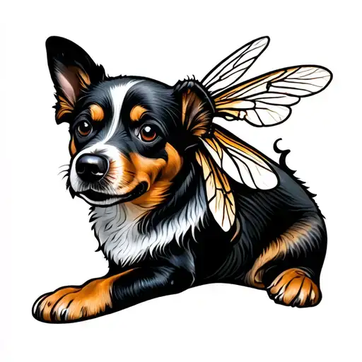 Bee Sun Wave Crashing Dog Anklet