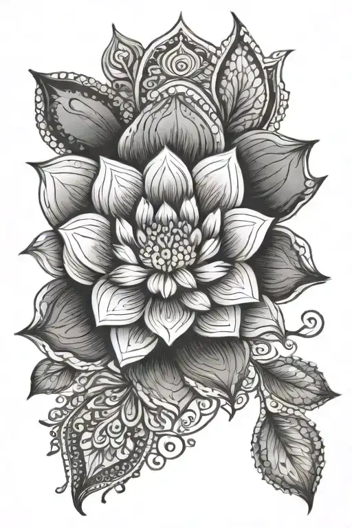 Lotus Mandala Ornamental