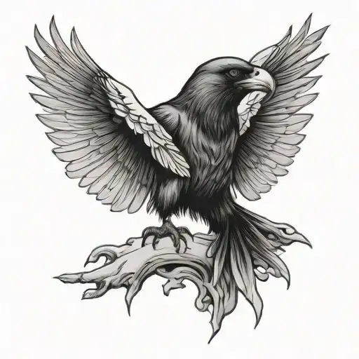 Skul Crow Sitting On Top