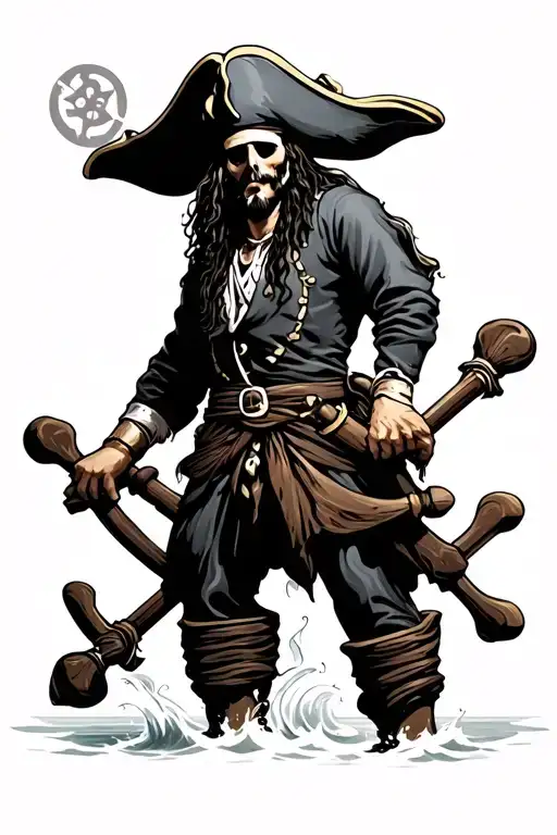 Pirate With Rudder