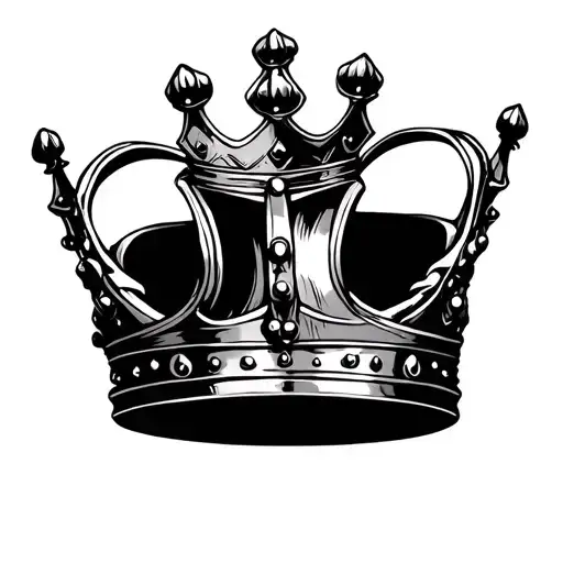 Kings Crown Around Arm