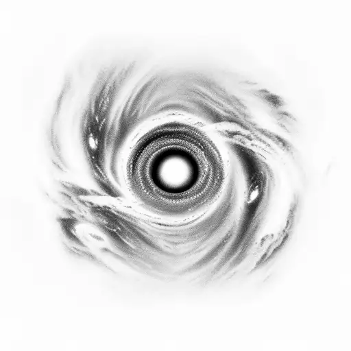 Black Hole In Centre Of Galaxy