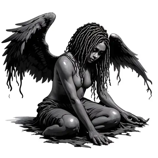 Fallen Angel With Dreads