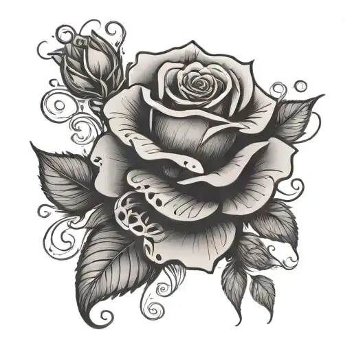 Intricate And Unique Rose