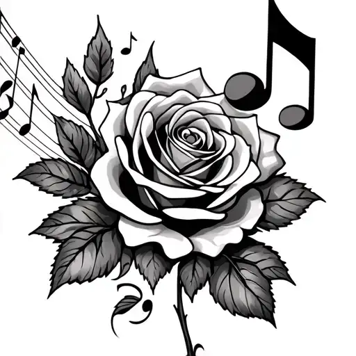 Music Notes Roses Cars Outdoors