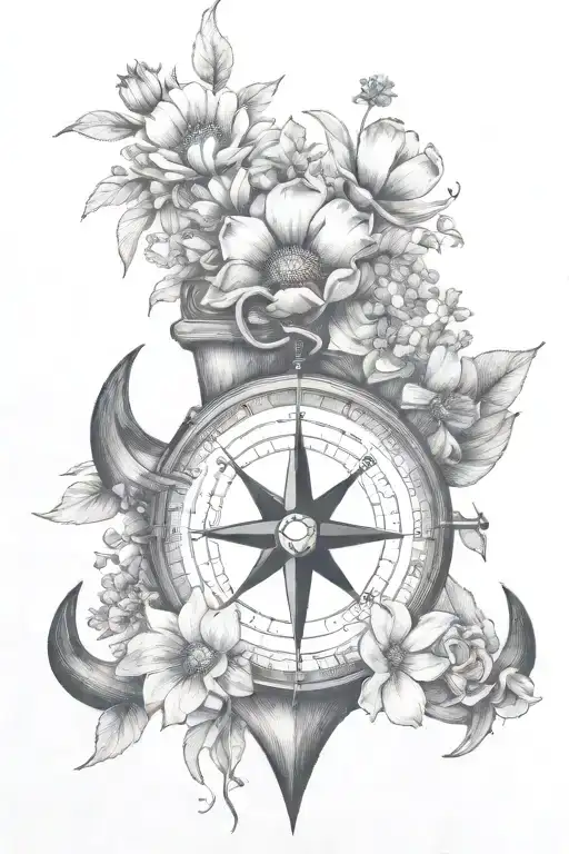 Anchor Wildflowers Compass