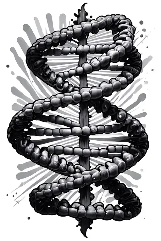 Dna Helix Showing Spite