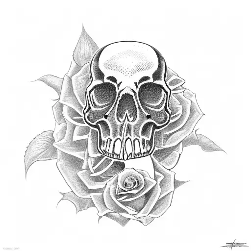 Rose Skull Snake