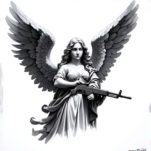 Angel With Ak
