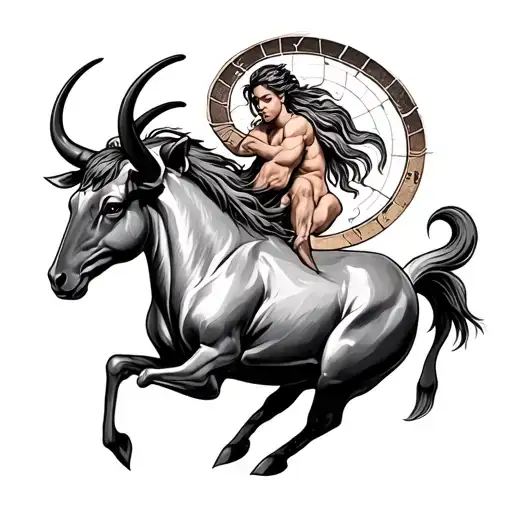Sagittarus And Taurus Symbol Incorporated