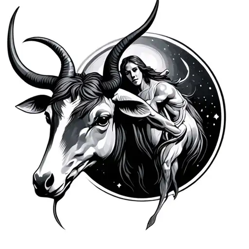 Sagittarus And Taurus Symbol Incorporated