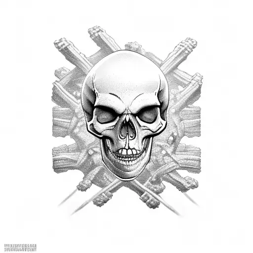 Skeleton Soldier Hold Dna