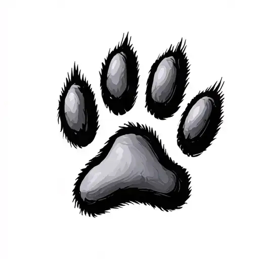 Dog Paw Print