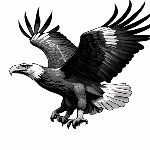 Eagle Soaring High