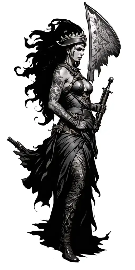 Infantry Queen Of Battle Scene