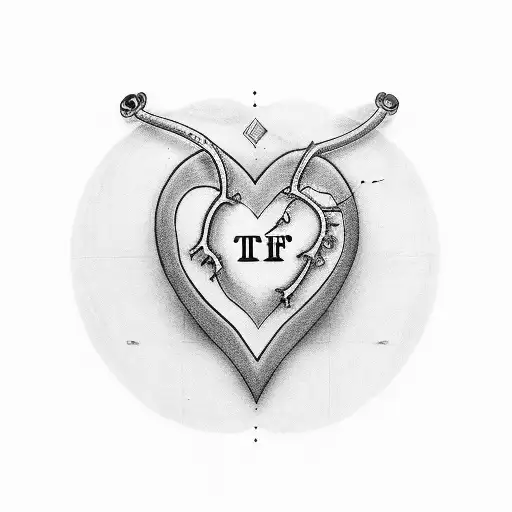 The Word Kj In A Heart