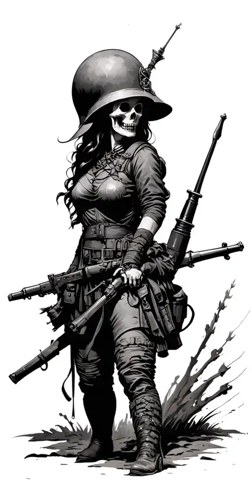 Dead Infantry Queen Of Battle Scene World War Ii