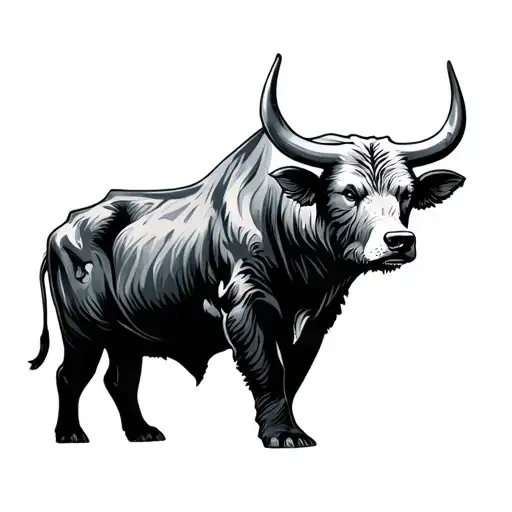 Trading Chart With Bull And Bear