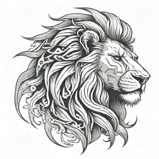 Warior Lion Head